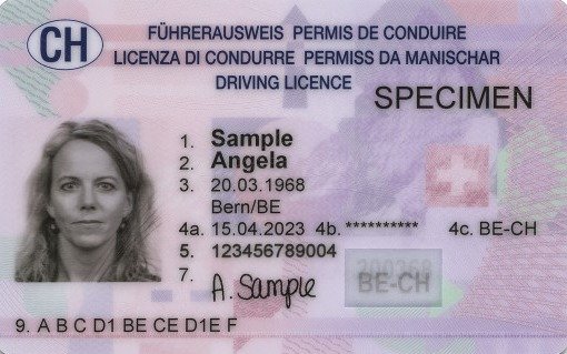 Buy Switzerland driver’s license online